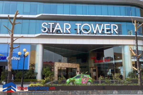 Toa nha Star Tower toa lac tren duong Duong Dinh Nghe quan Cau Giay